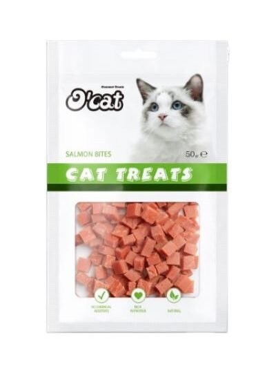O'Cat Salmon Bites -50G