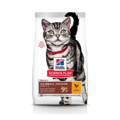 Science Plan Feline Adult Hairball Indoor Chicken 1.5kg
