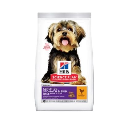 Science Plan Sensitive Stomach and Skin Small and Mini Adult Dog Food With Chicken 1.5kg