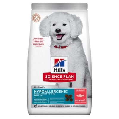 Hill’s Science Plan Hypoallergenic Small & Mini Adult Dry Dog Food with Salmon 1.5kg