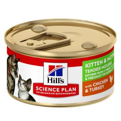 Hill’s Science Plan Kitten & Mother Mousse With Chicken & Turkey 85g