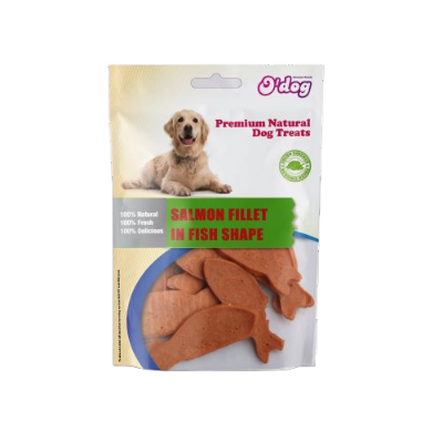 O'Dog Salmon Fillet in Fish Shape -100G