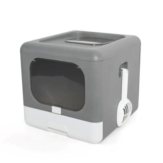 Besky Cat Litter Box with Scoop - Large