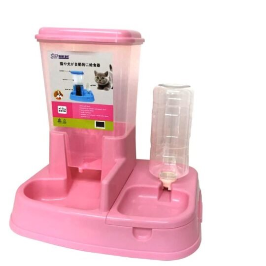 Besky Pet Food and Drink Dispenser with Bowl