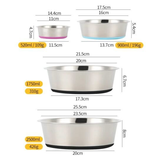 Besky Pet Bowl Assorted Color
