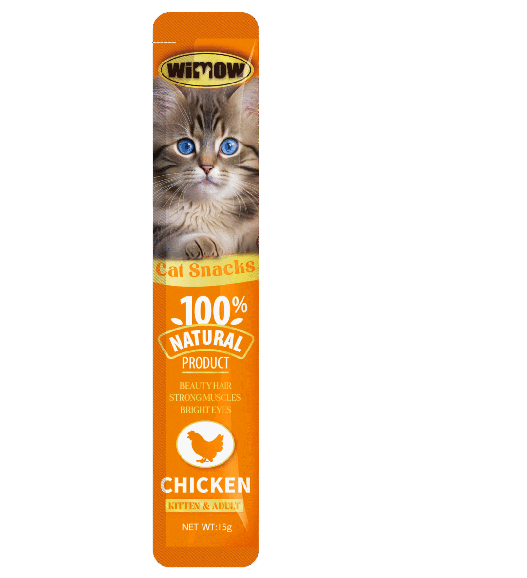 Wimow Cat Snacks Chicken 15g - Image 3