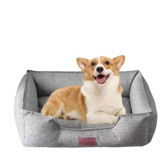 Etrip Pet Bed 65x58x18cm - L Grey Square