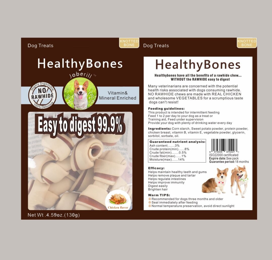 HB Chicken Flavor Knotted Bone 7pcs 130g - Image 2