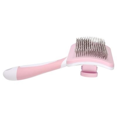 Besky Pet Brush-Yellow/Pink/Green-Large