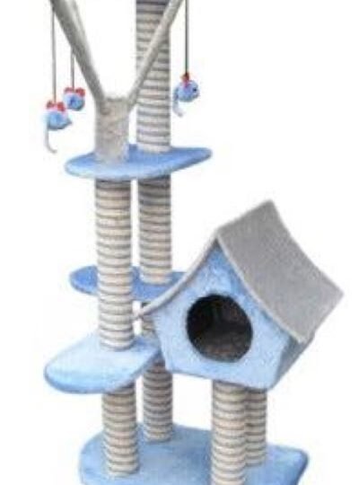 SAGRADA Cat Scratching Pole - Blue