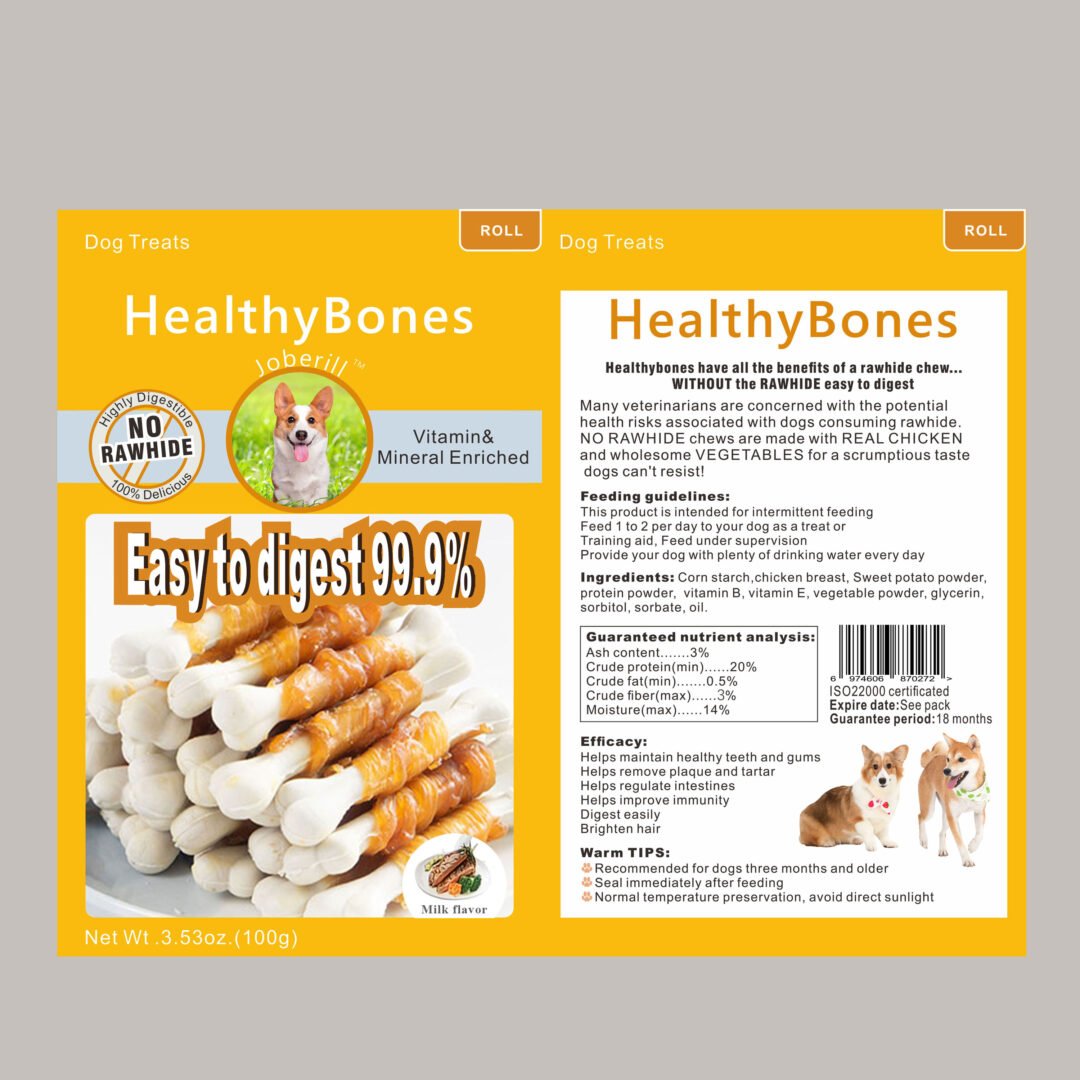 HB Milk Flavor Bone Shape with Chicken 100g - Image 2